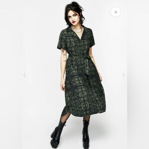 Disturbia Fianna midi shirt dress